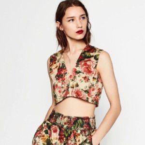 Floral Crop Top